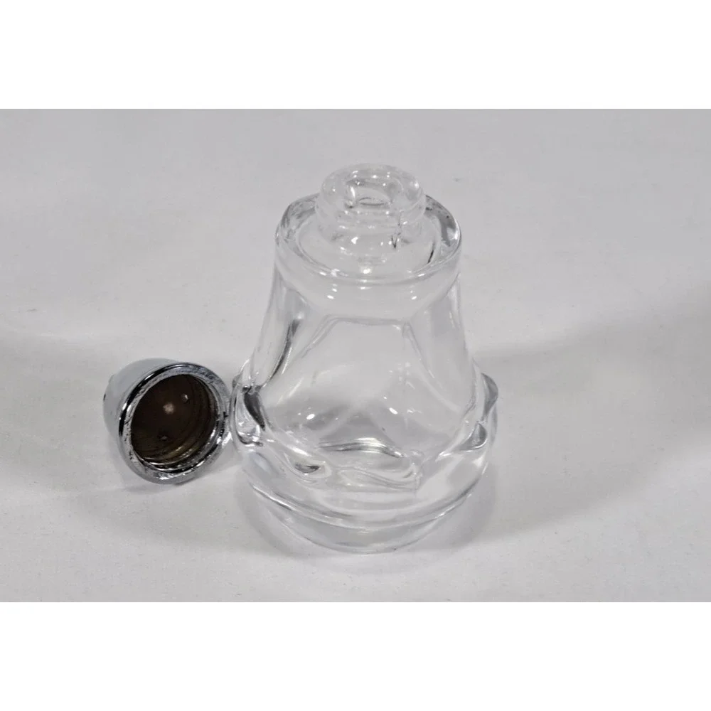 Vintage FOSTORIA Salt & Pepper Shaker Set Century With Metal Lids - Circa 1950s